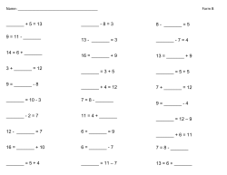 Mixed Addition and Subtraction 2