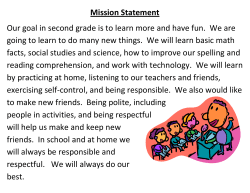 grade 2 mission statement