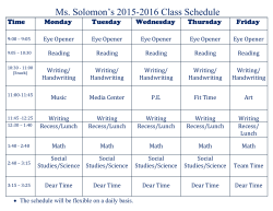 Ms. Solomon