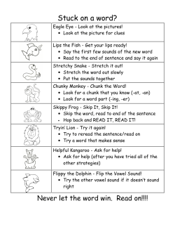 Reading Strategies