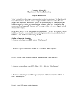 Logic in the Sandbox