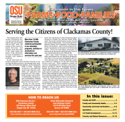 osu extension community report-clackamas 2013-14