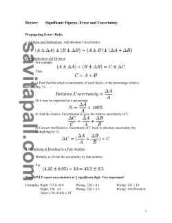 Review Propagating Error
