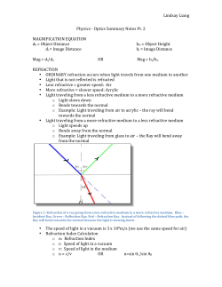 Optics Review Notes Part2