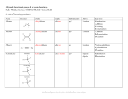 Functional Group Notes-Ryder-Whittaker Hawkins