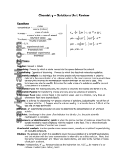 Review - Concepts Solutions