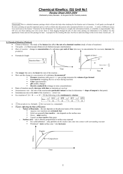 KINETICS - Review
