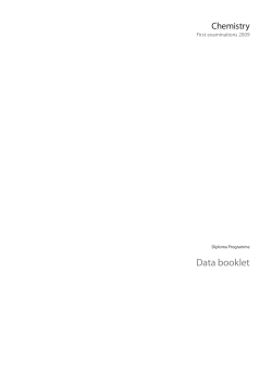 Chemistry Data Booklet_07-09