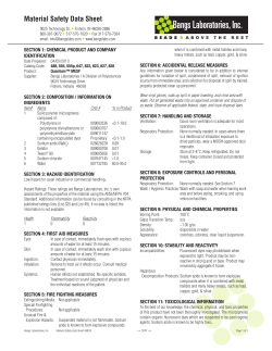 Material Safety Datasheet MSDS QMESF (PDF)