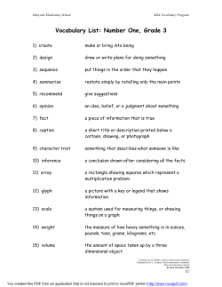 MSATestTakingVocabWordsPdf