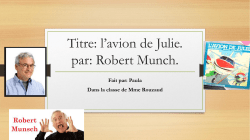 Le avion de Julie&nbsp;Book Review by&nbsp;Paula