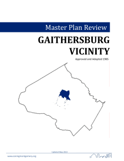 Gaithersburg Land Use (Pages 6 and 7)