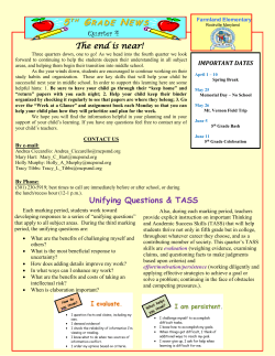 Quarter 4 Newsletter