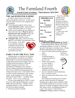 Quarter 3 Newsletter