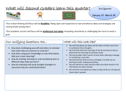 Quarter 3 Newsletter