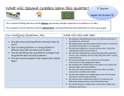 Quarter 1 Newsletter