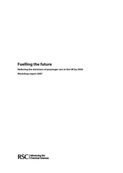RSC Fuelling the Future - Report Part 2