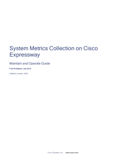 Cisco Expressway Serviceability Guide (X8.6)