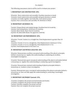 Mouse Trap Car Grade