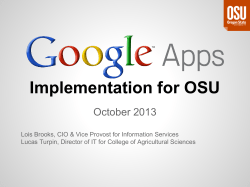 Powerpoint presentation