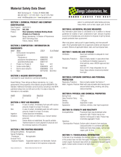 Material Safety Datasheet MSDS 553-554 (PDF)