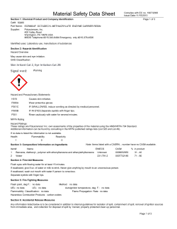 Material Safety Datasheet 50265 (PDF)
