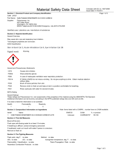 Material Safety Datasheet 25707 (PDF)