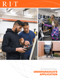 International Undergraduate Application