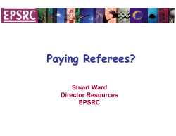 Paying Referees?