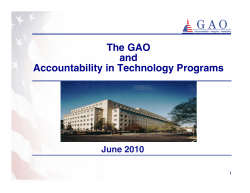 Auditing Information Technology Systems - U.S. Government Accountability Office (GAO)