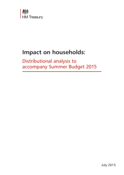 analysis accompanying the budget