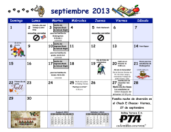 September 2013 Calendar (Spanish)