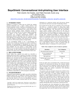 BayeShield: Conversational Anti-Phishing User Interface (poster)