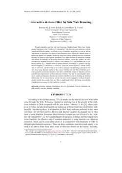 Interactive Website Filter for Safe Web Browsing