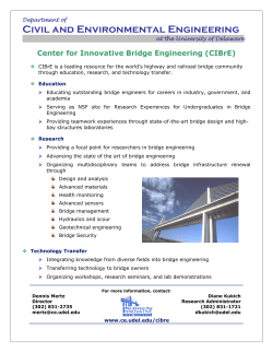 Center for Innovative Bridge Engineering