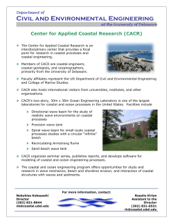 Center for Applied Coastal Research