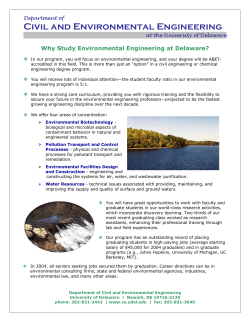 Environmental Engineering Program