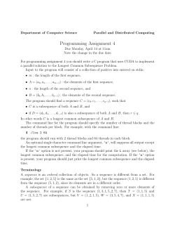 Programming assignment 4