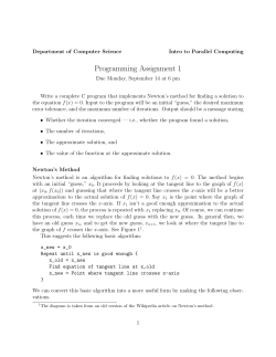 Programming Assignment 1