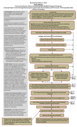 Concept Paper Timelines: Doctoral Degree