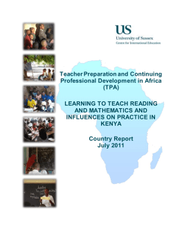 Country Report: Kenya [PDF 1.14MB]