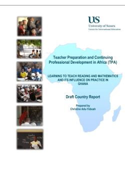 Country Report: Ghana [PDF 1.44MB]