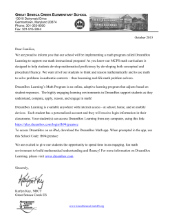 DreamBox Parent Letter