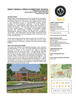 Features that qualified the school for Gold certification