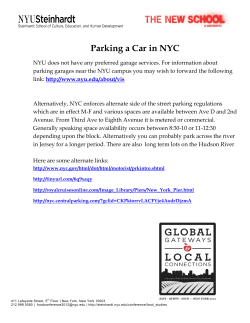 Parking a Car in NYC