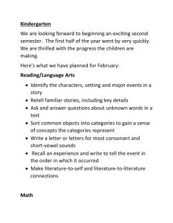 Current Kindergarten Newsletter&nbsp;