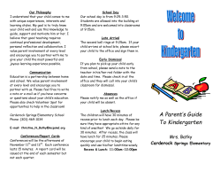 Back to School Night Brochure Batky