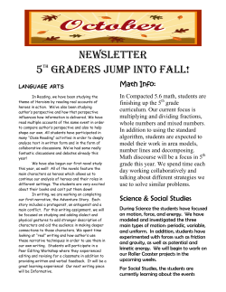 5th HGC News 2015