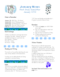 1st January 2016 news