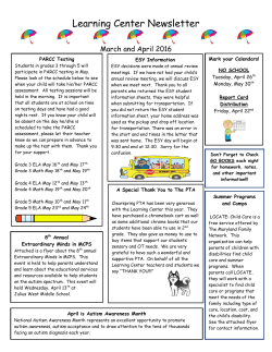 LC March and April News 2016